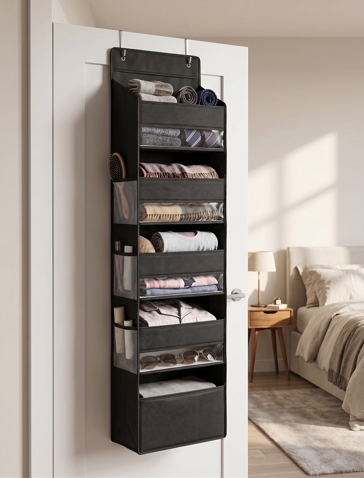 Over-the-Door Hanging Shelf Organizer