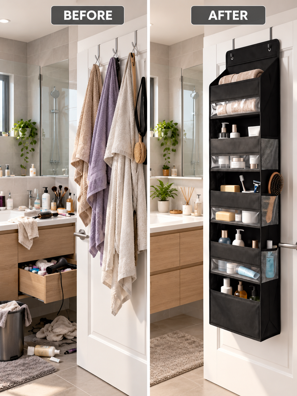 Over-the-Door Organizer - Turn unused door space into extra storage
