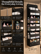 Over-the-Door Hanging Shelf Organizer