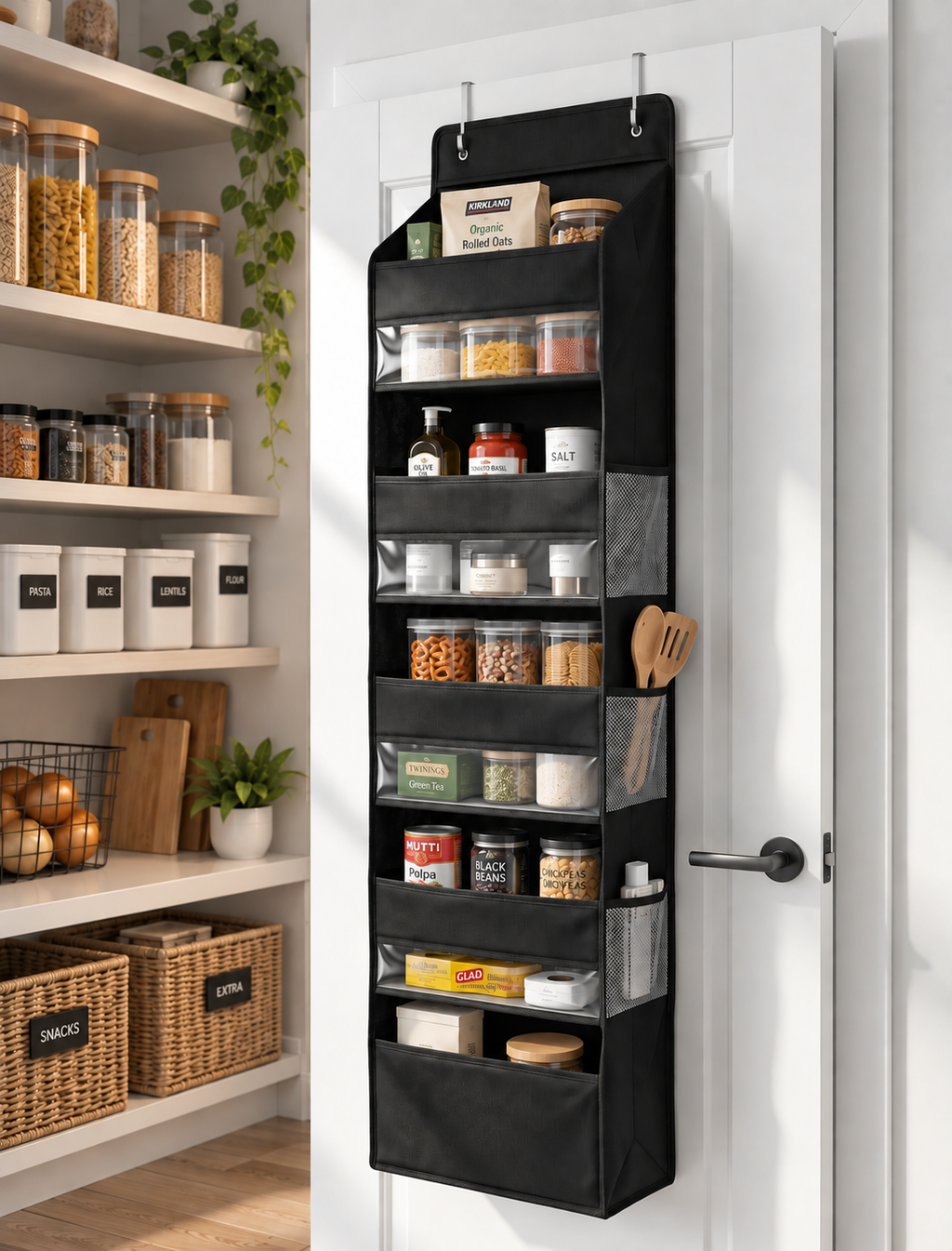 Over-the-Door Hanging Shelf Organizer
