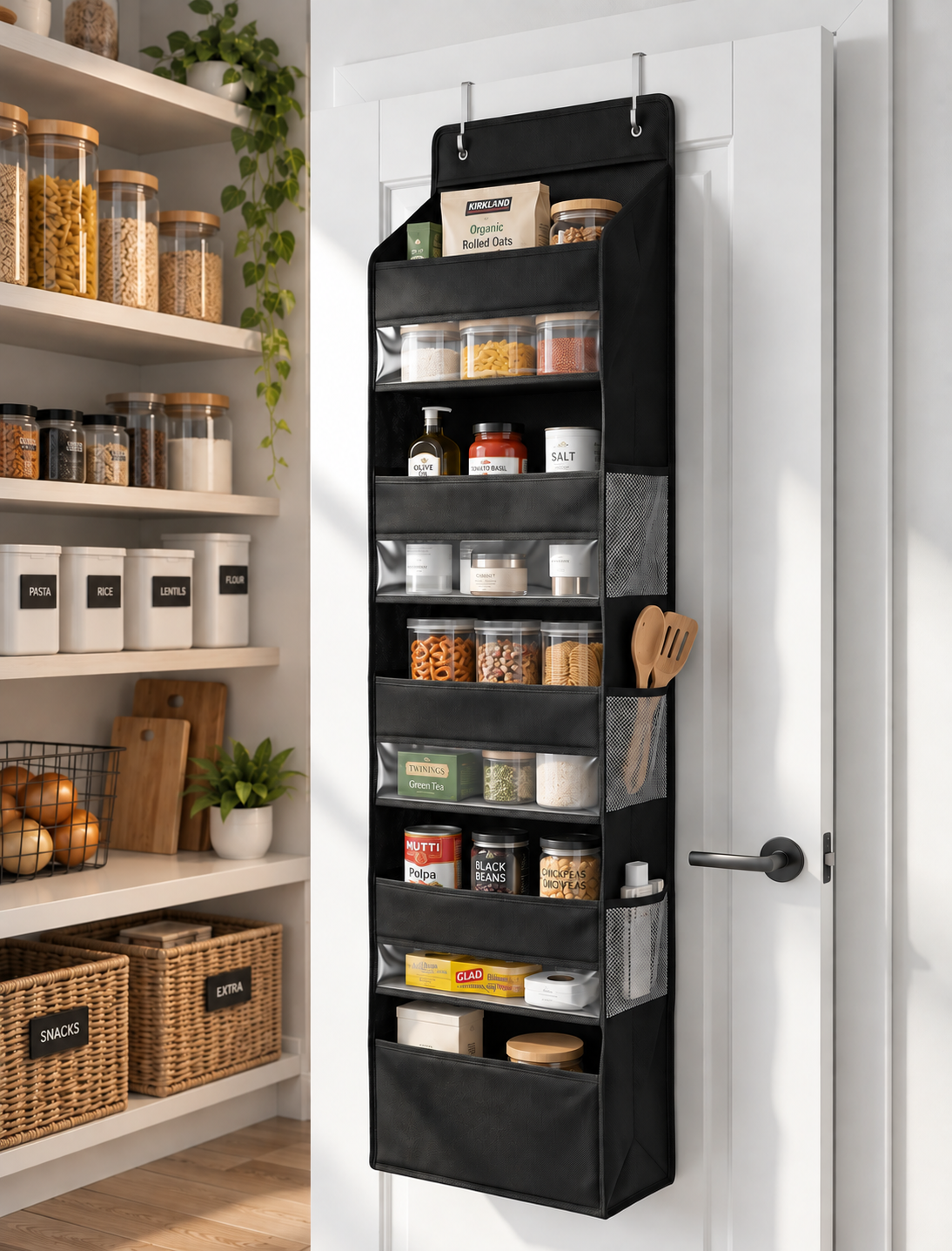 Over-the-Door Hanging Shelf Organizer
