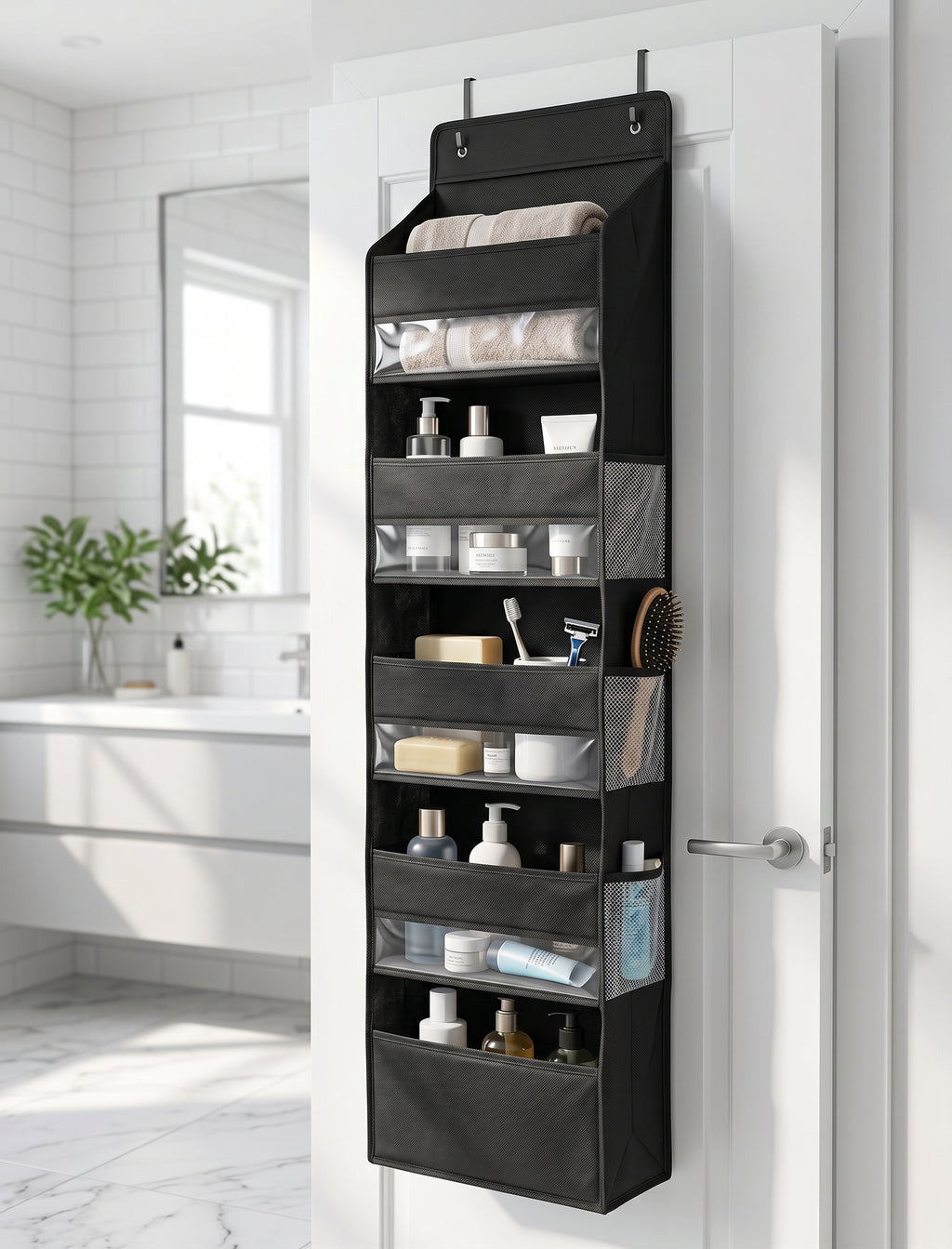 Over-the-Door Hanging Shelf Organizer