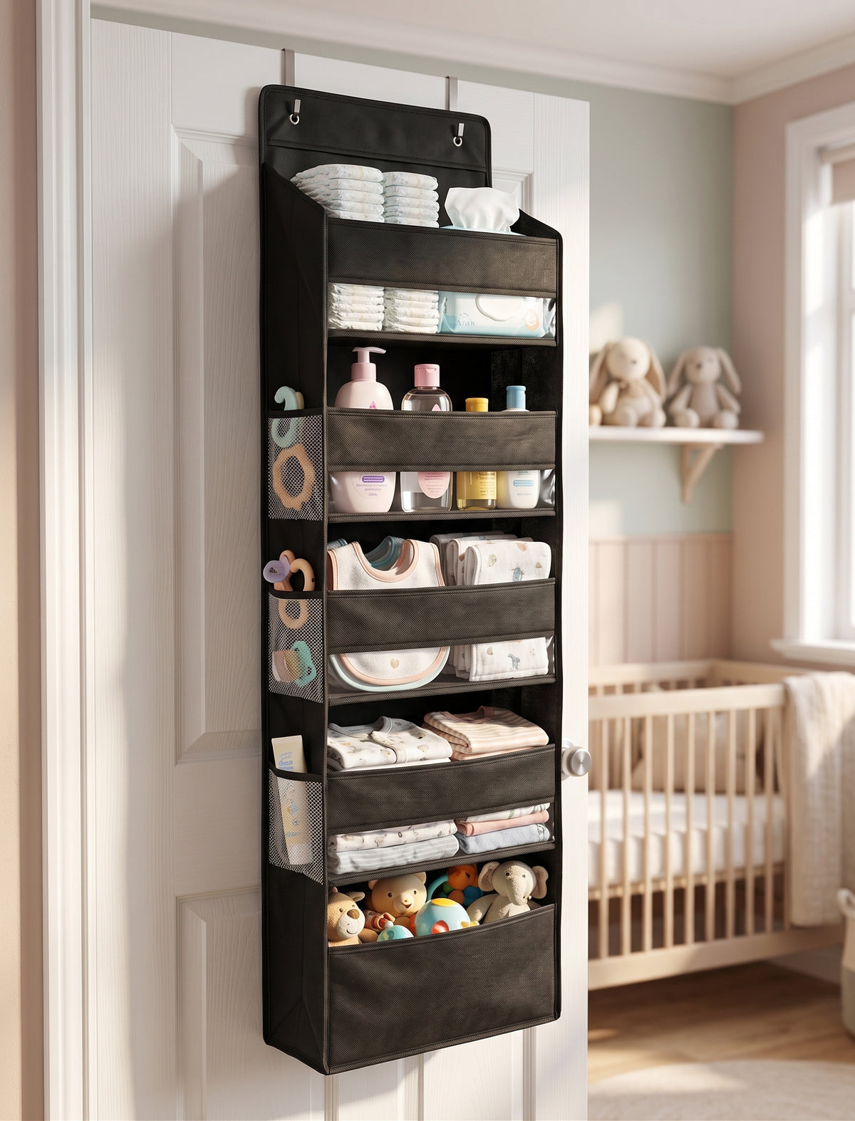 Over-the-Door Hanging Shelf Organizer